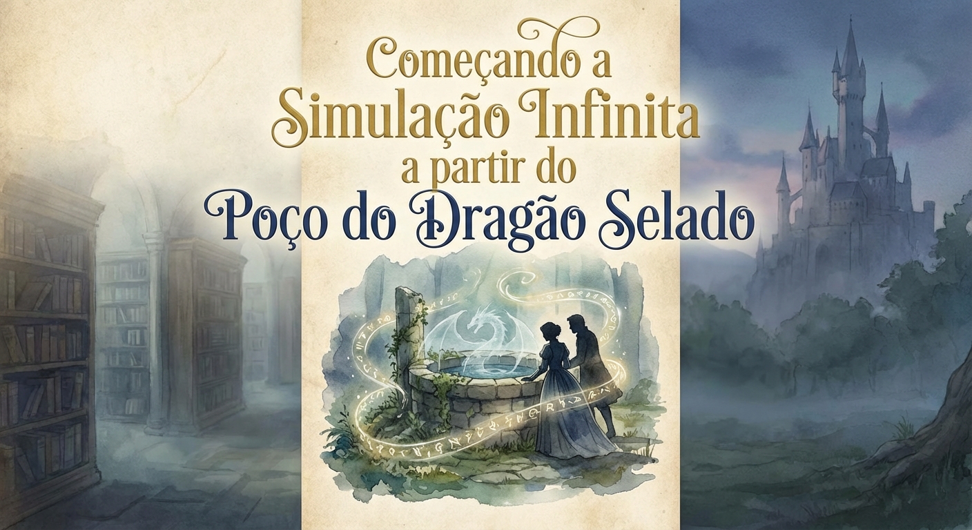 Começando a Simulação Infinita a partir do Poço do Dragão Selado