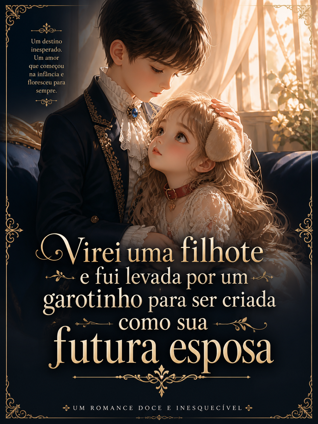Virei uma filhote e fui levada por um garotinho para ser criada como sua futura esposa